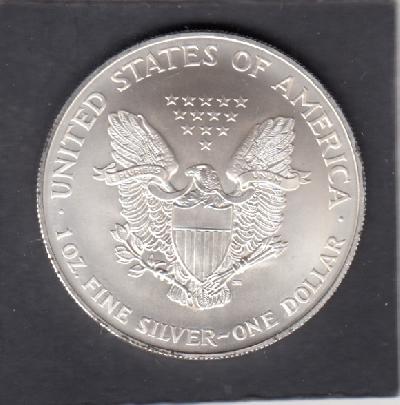 Beschrijving: 1 Dollar  EAGLE coloured